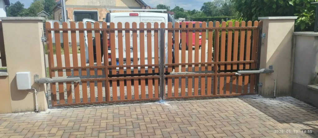 Távirányítós kapu kiépítése Fertőszentmiklós.